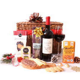 Red Wine and Gourmet Feast