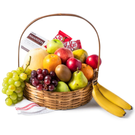 Fruit and Chocolates Gift Basket