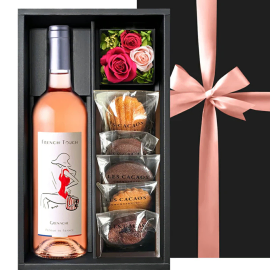 Wine and Roses Patisserie Gift Set