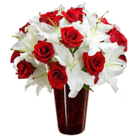 Rubies And Diamonds Bouquet