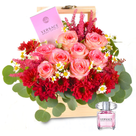 Florals and Versace Bright Crystal EDT 30 ml