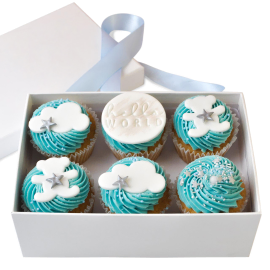 Baby Boy Blue Cupcakes