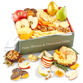 Fresh Fruit Duo and Cheese Gift Box