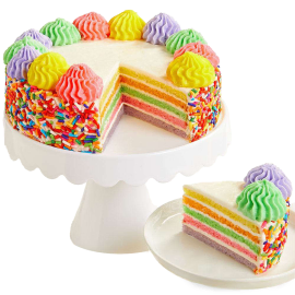 Rainbow Cream Cake