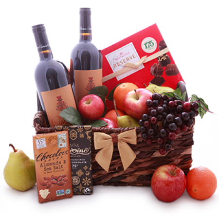 Cesta Simplesmente Vermelha