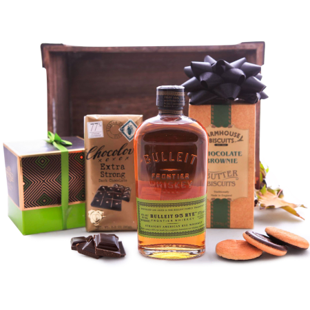 Variedade de uísque e chocolate Bulleit