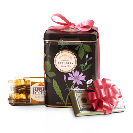 Dinheiro com Chá e Chocolates