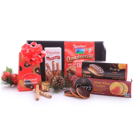 Cesta Corporativa Vermelha Brilhante