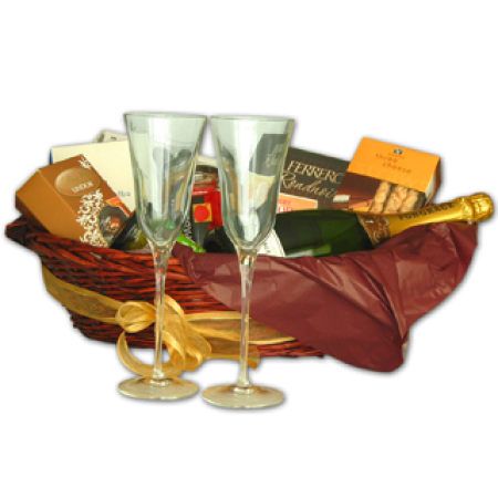 Gourmet e Bubbly Picnic Basket