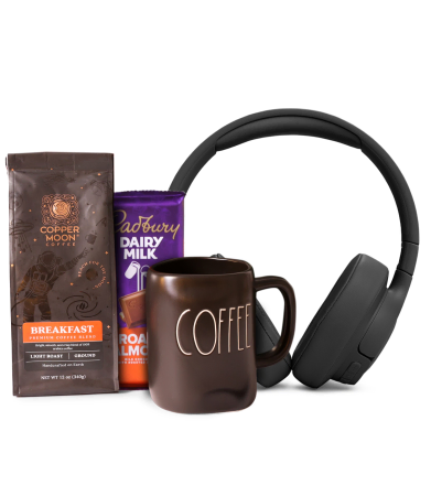 JBL Tune 770NC e conjunto Coffee Break