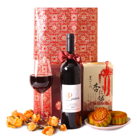 Vinho tinto Mid Autumn Festival presente