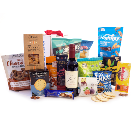 Snacks e vinho esplêndidos