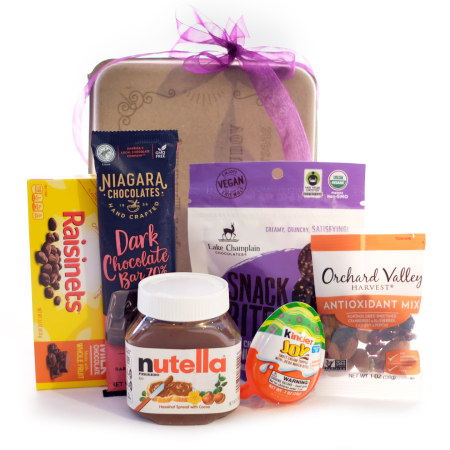 Conjunto de lanches de Nutella doce