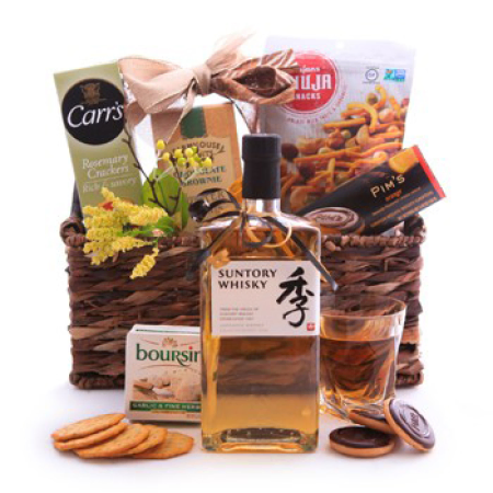 Cesto de Whisky Japonês Doce e Salgado