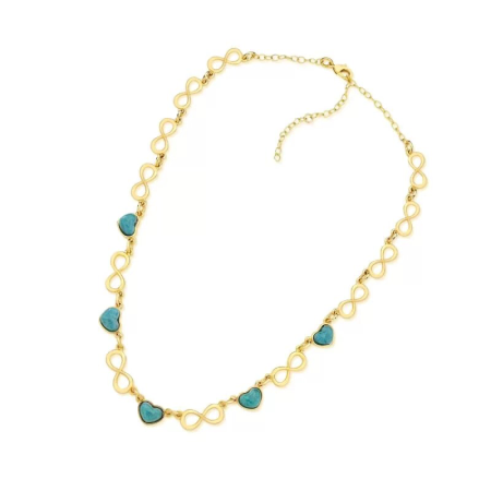 Gargantilha Corações de Pedra