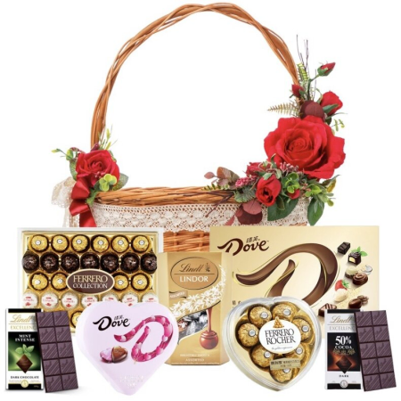 Cesta De Chocolate Para Você