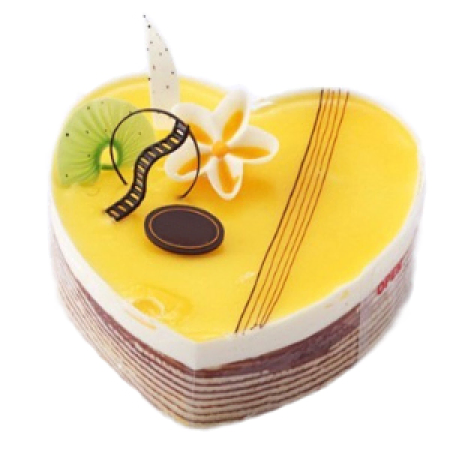 Bolo Decadente em Forma de Coração