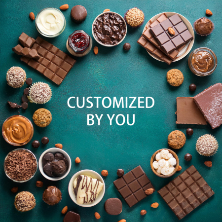 Cesta de Chocolate Personalizada