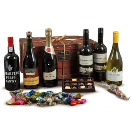 Vinho e chocolate Treasures Gift Set