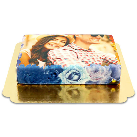 Bolo de fotos personalizado