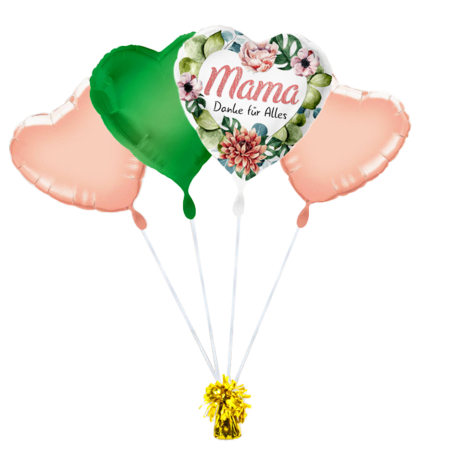 Buquê de balões "Mamãe, obrigada por tudo"