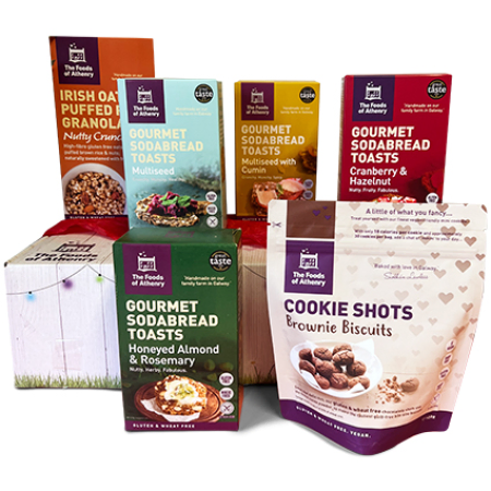 Caixa de presente de guloseimas sem culpa