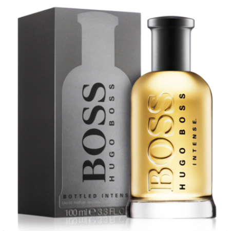Fragrância masculina Hugo Boss engarrafada intensa