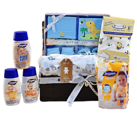 Conjunto de presentes essenciais para bebês