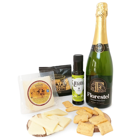 Conjunto de presente brilhante e saboroso