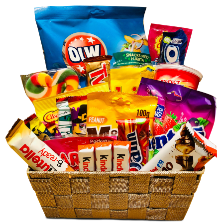 Doces e salgadinhos variados