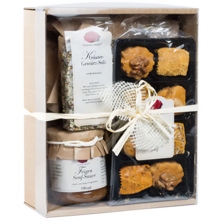 Caixa de salgadinhos de queijo