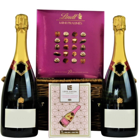 Bolhas de champanhe e guloseimas deliciosas