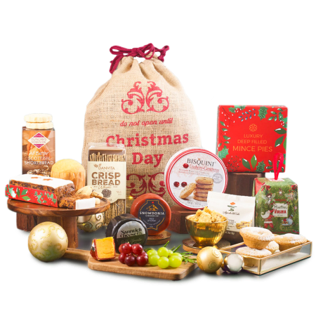 Saco delicioso do presente da véspera de Natal