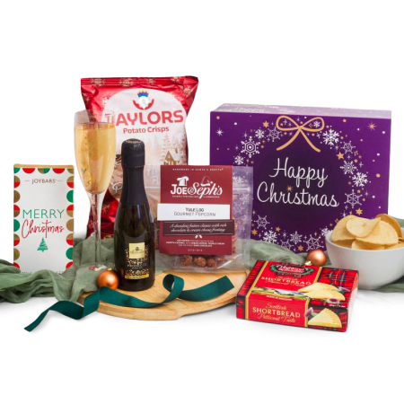 Caixa de guloseimas de Natal festivas e brilhantes