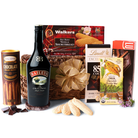 Cesta de Presentes Creme de Licor Irlandês