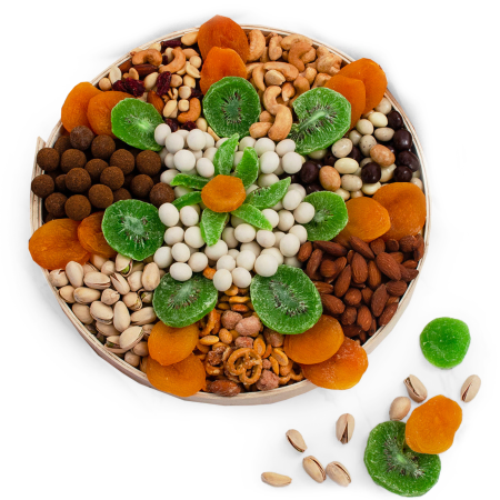 Dried Fruits and Nuts Gift Tray