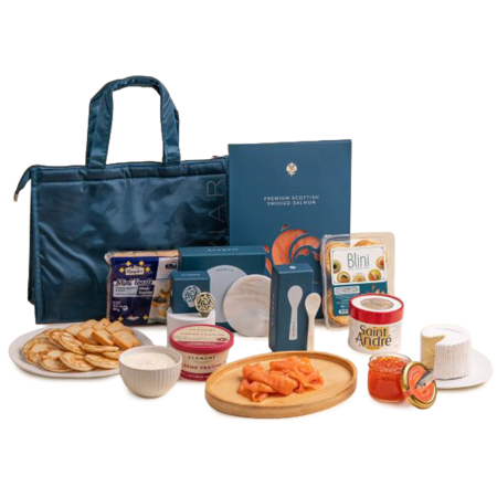 Conjunto de presente Ocean Luxe com caviar de salmão
