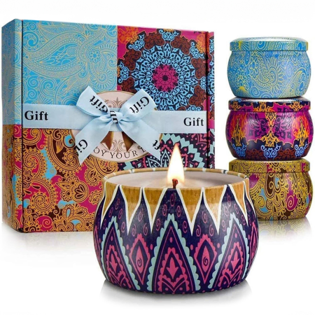 Conjunto de presente de velas perfumadas Ramadan