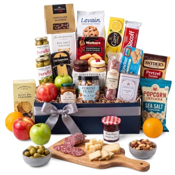 Cestas de presentes gourmet com envio internacional