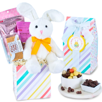 Cestas de Páscoa para envio ao exterior