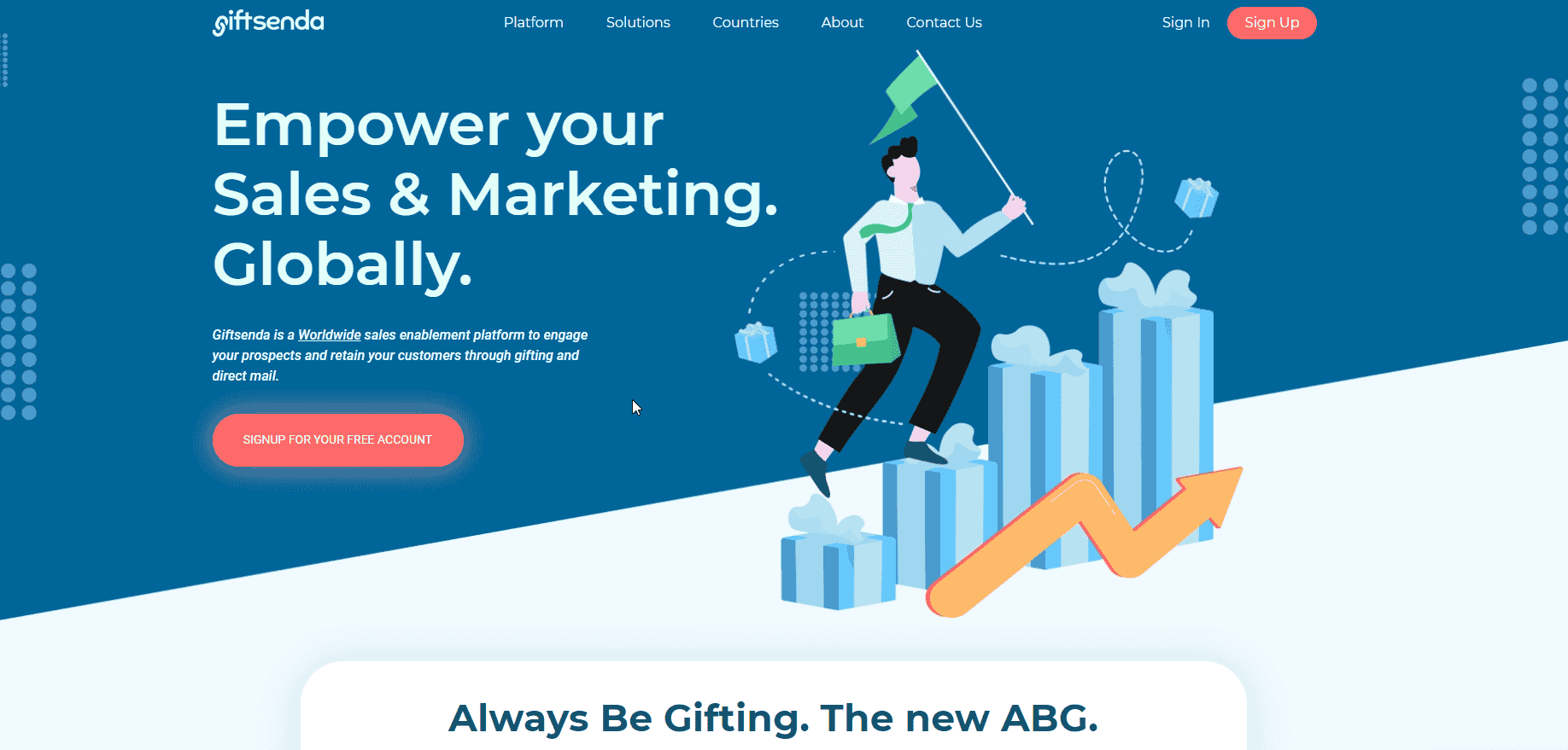 Giftsenda: plataforma internacional de presentes corporativos